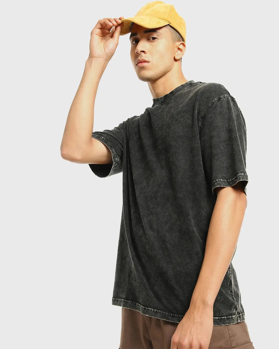 UrbanEeth Acid-Washed Classic Tee | Vintage Vibe, Modern Fit UrbanEeth